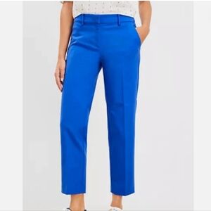 TALBOTS Hampshire Blue Straight Ankle Pants Women's 2P